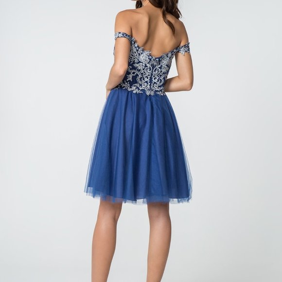 Sweetheart Neck Off Shoulder Prom Dress GS2862 - Picture 3 of 7
